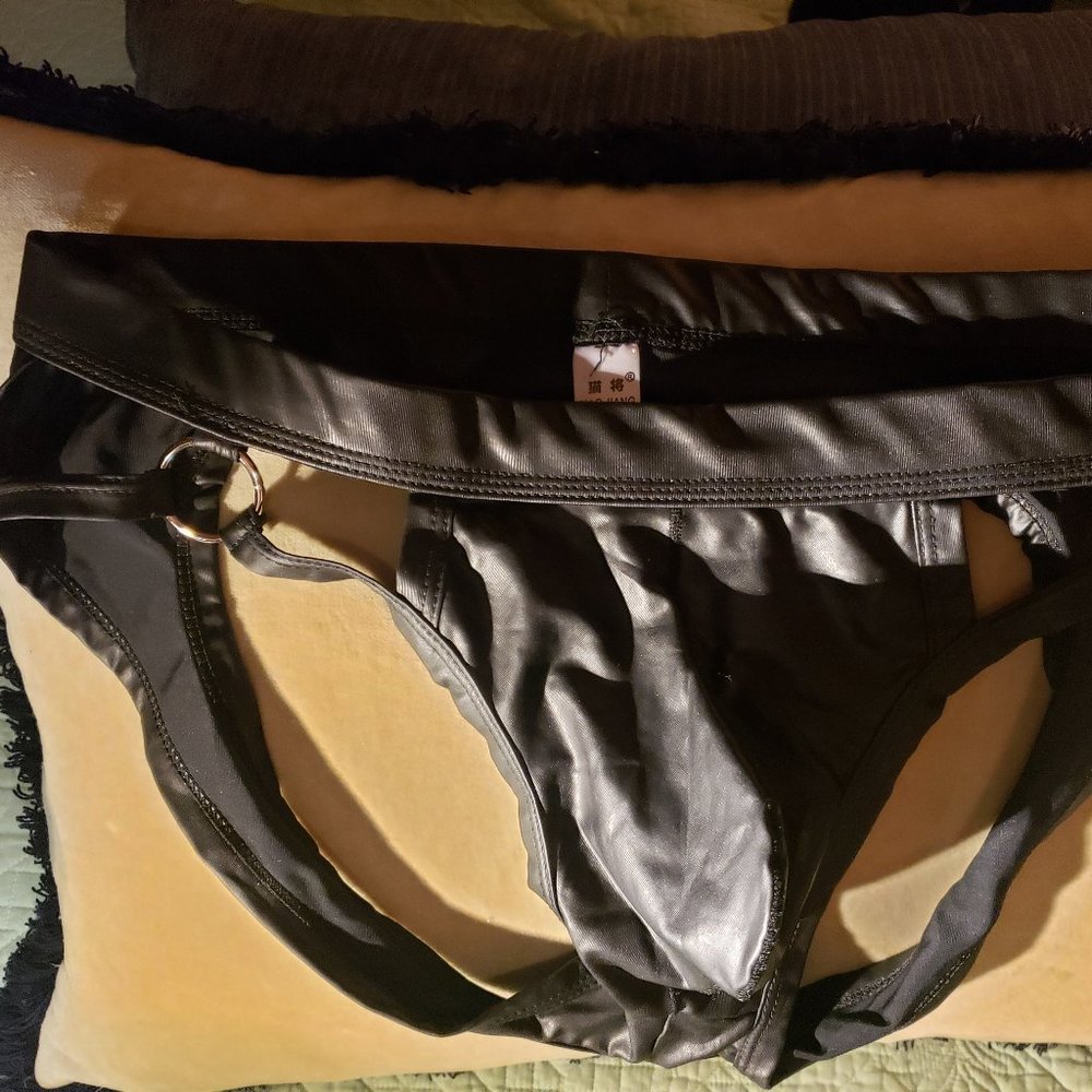 Leather Look Fetish/Fashion Jockstrap